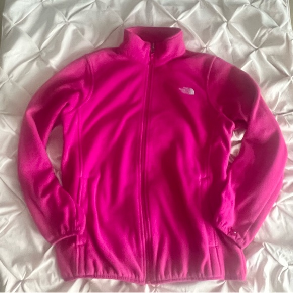 Northface fuchsia polar fleece jacket - Picture 4 of 11